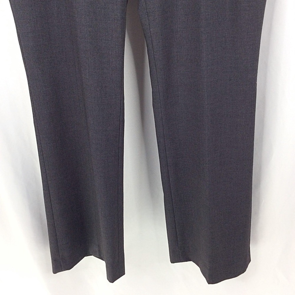 Calvin Klein Modern Fit Dress Pants Womens Size 10 Gray Straight Leg - Picture 4 of 7